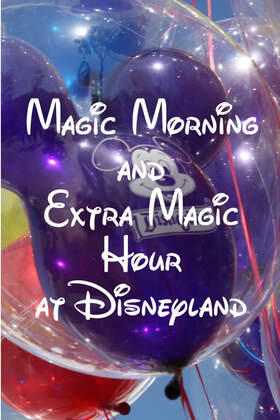 The difference between Magic Morning and Extra Magic Hour at Disneyland.