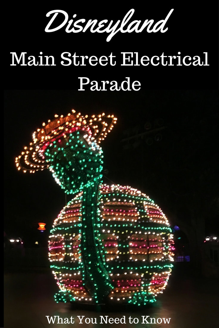 Saint Street Electrical Parade at Disneyland